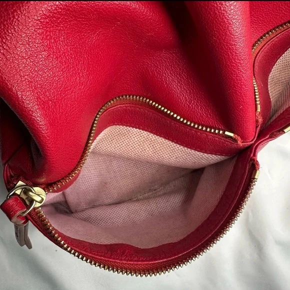 Dooney & Bourke Red Authentic Vintage Dillen Shoulder Bag - Picture 7 of 13